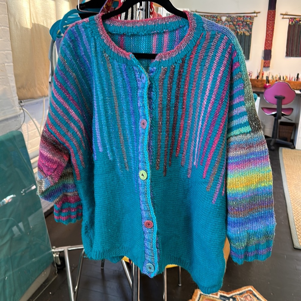 Hand knit sweater